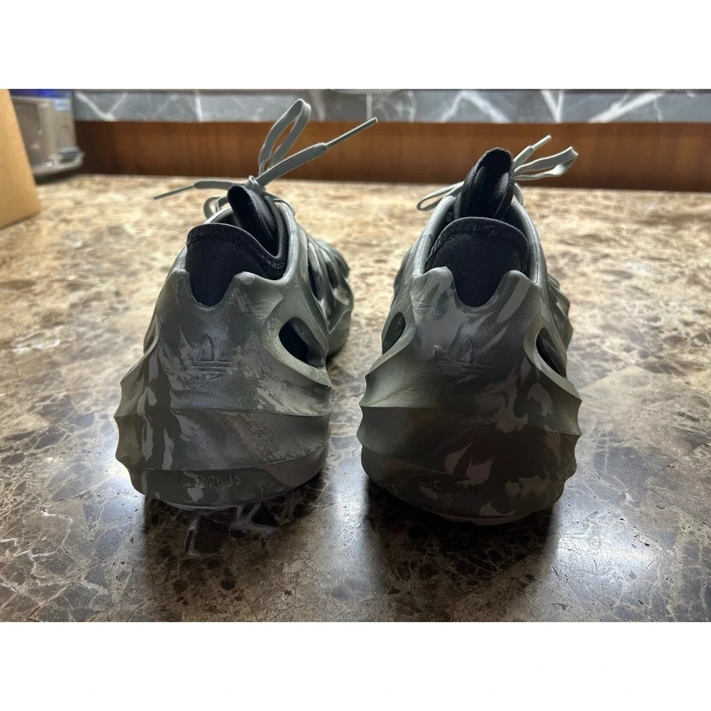 Adidas adiFom Q Sneakers Mens Size 9 Sage Green Grey Marbled GW2218